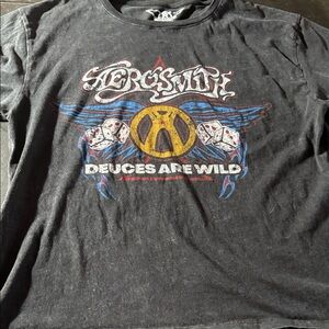 Aerosmith Rock n Roll Band graphic Tee